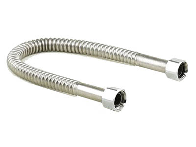 Stainless Steel Faucet Supply Hose (3/8\" Comp x 3/8 Comp)-26\"