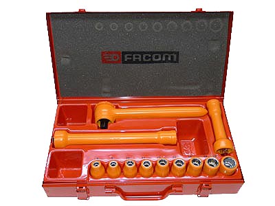 (S.400VSE)-1/2\" Drive 12pt Insulated Tool Set (Metric)