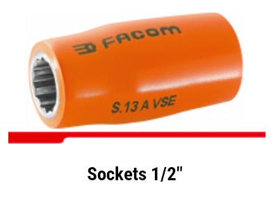 1/2" Drive Insulated Sockets