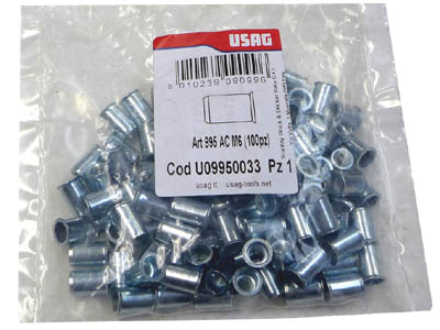 (Rivet-4mm) -Blind Nut Rivets-100pc (for Y.107 and 995C Riveters